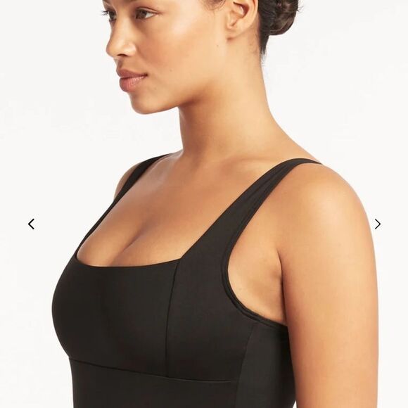 NWT Sea Level Swim Eco Essentials Square Neck One
Piece - Picture 4 of 7